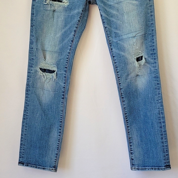 American Eagle Outfitters Slim Straight Leg Jeans Lt Wash Size 29x30 - Picture 6 of 14